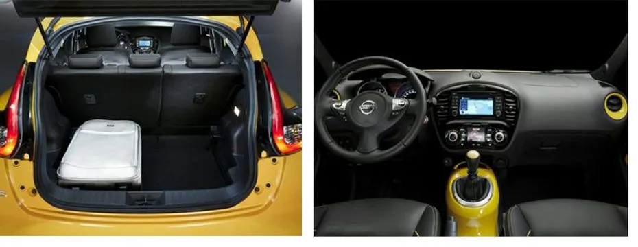 Nissan Juke — תא הנוסעים